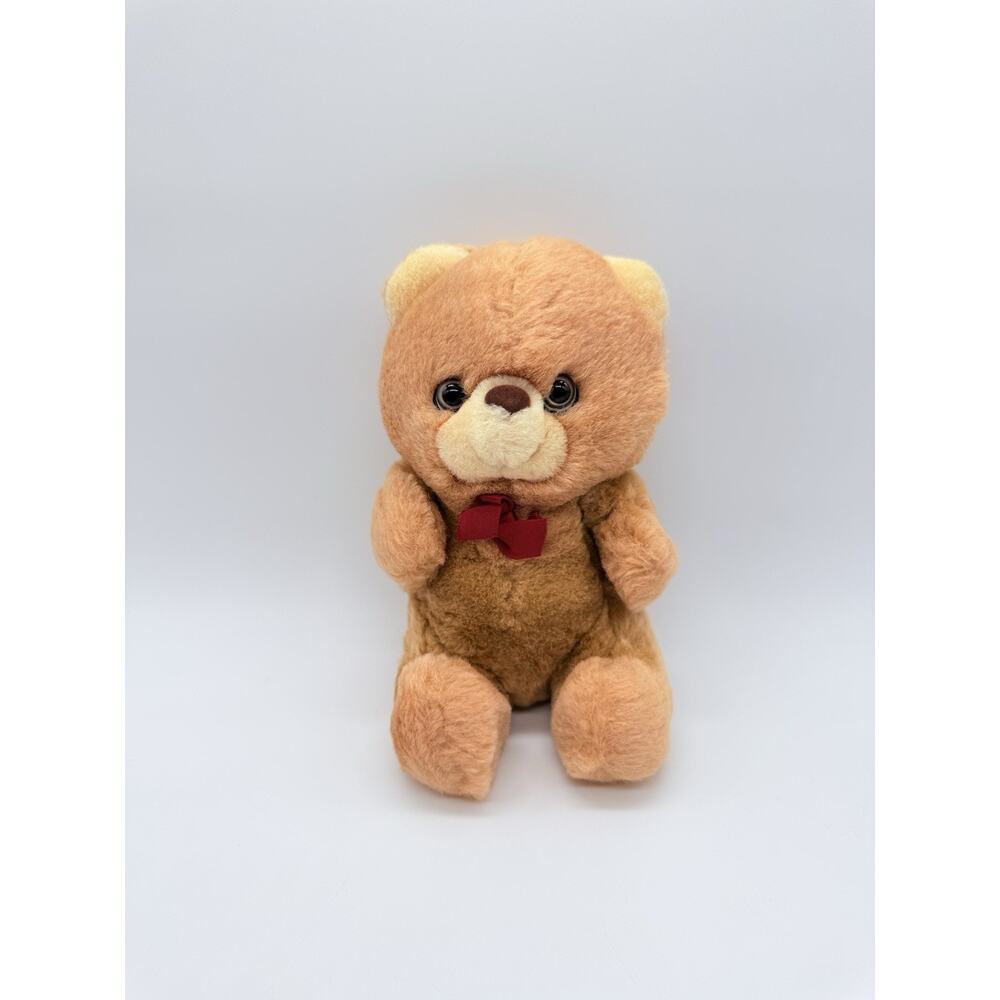 Vintage Applause Brown Bear Plush Stuffed Animal Toy 8”